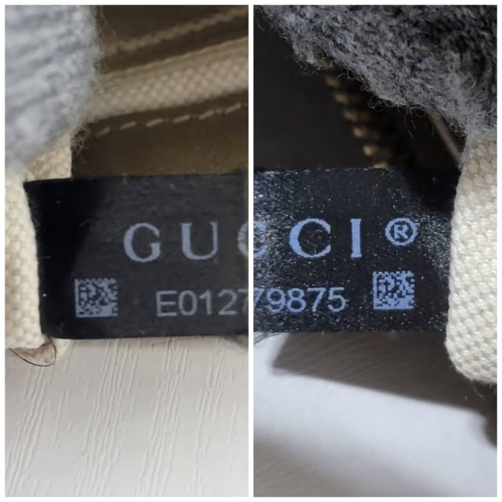 Authentic GUCCI Monogram Medium Sukey Satchel Bag Golden Beige - Picture 9 of 13